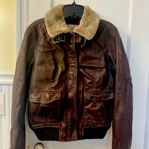Genuine leather bomber jacket - Wilson’s leather